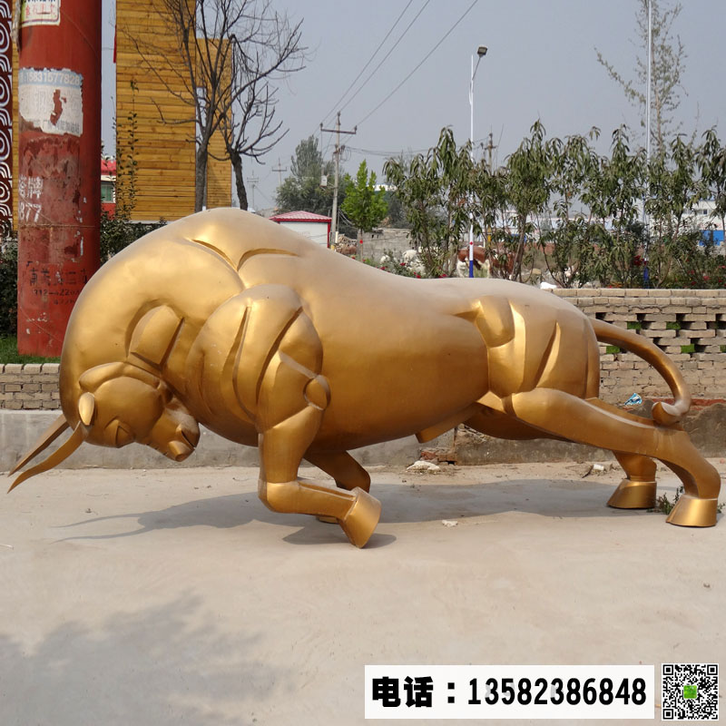 曲阳动物铜雕厂家,铜雕牛雕塑图片,定制动物铜雕价格