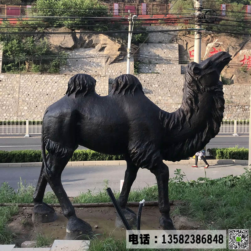 铜雕动物-骆驼